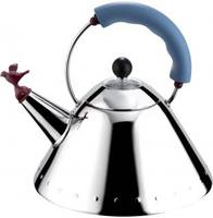 Alessi 9093, 2 l, Edelstahl, Blau, Edelstahl, Polyamid, 220 mm