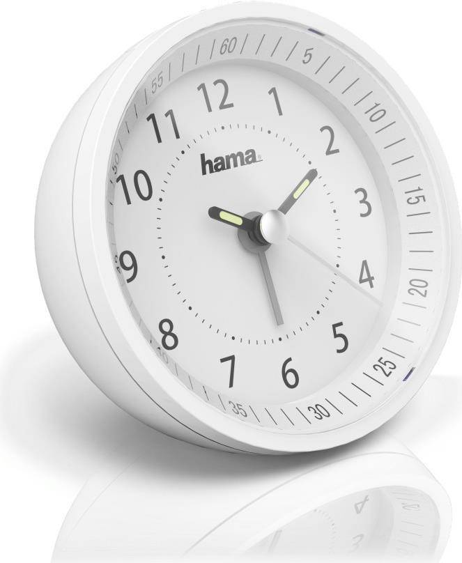 Hama Roundly Form: Rund, Produktfarbe: Weiß, Gehäusematerial: Kunststoff