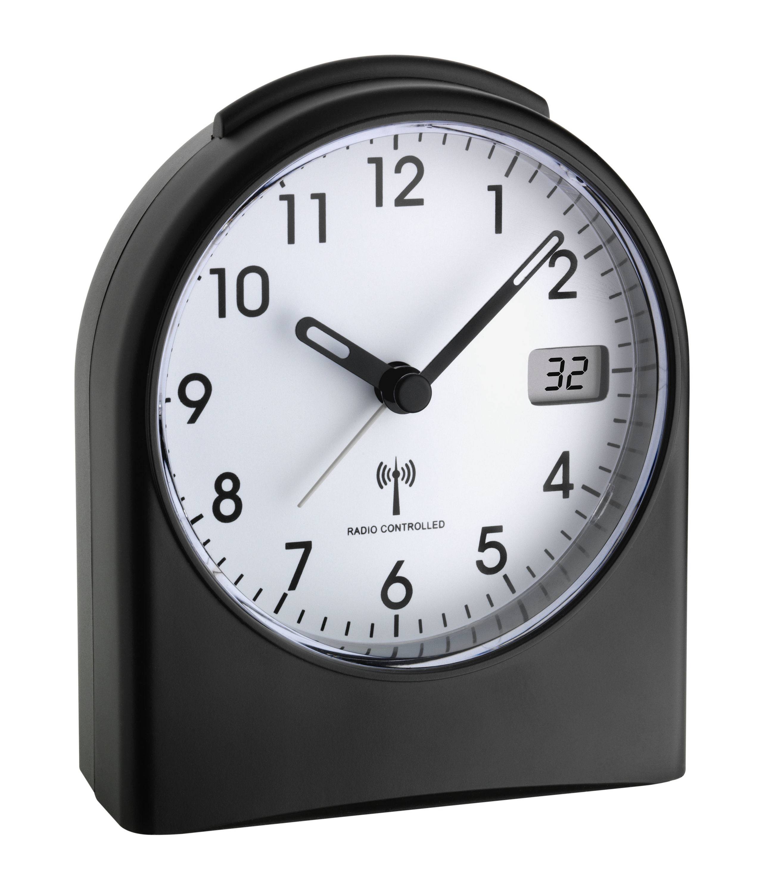 TFA - Wecker - Quarz - Schreibtisch - Schwarz