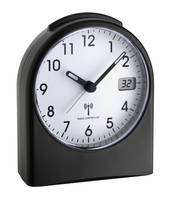 TFA - Wecker - Quarz - Schreibtisch - Schwarz