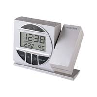 Technoline Radio Controlled Alarm Clock with Projection, Silber, AAA, 8760 h, 123 x 42 x 91 mm