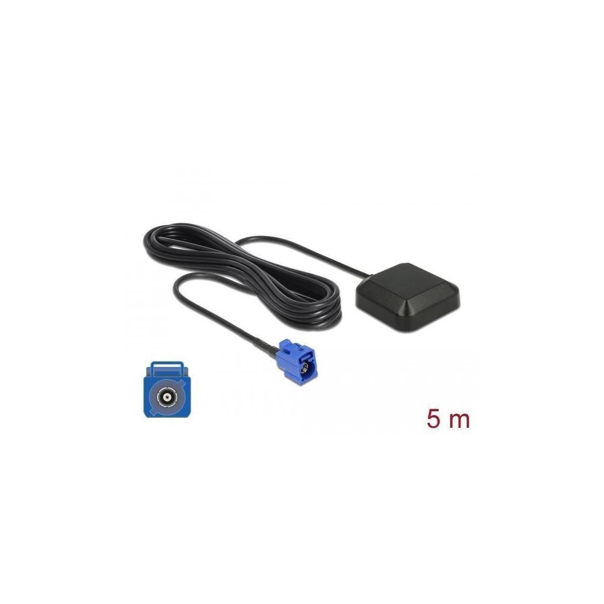 NL-69AT GNSS GALILEO GPS FAKRA C Buchse aktive Antenne RG 174/U 5 m outdoor