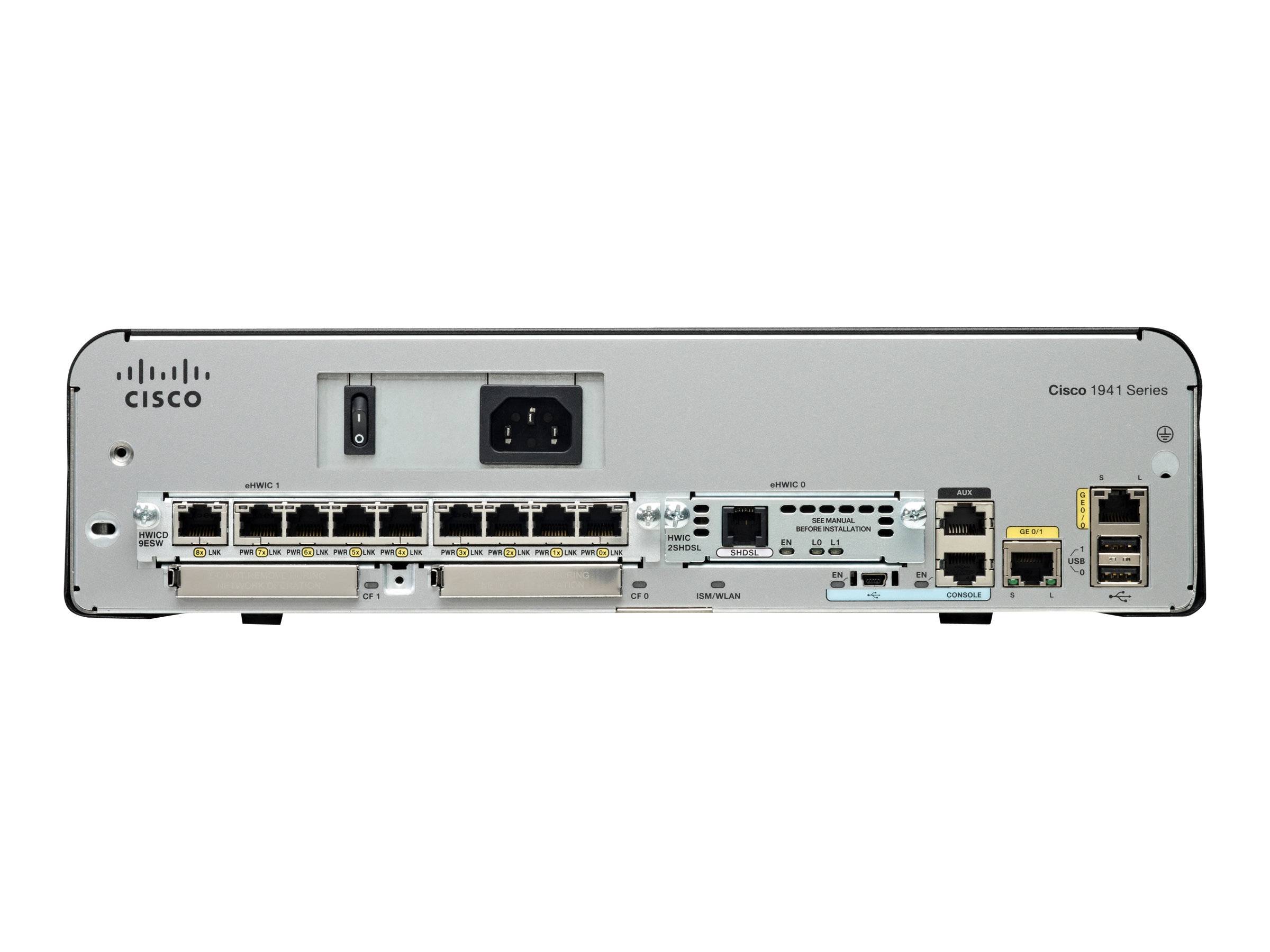 Cisco 1941 - Router - GigE - an Rack montierbar