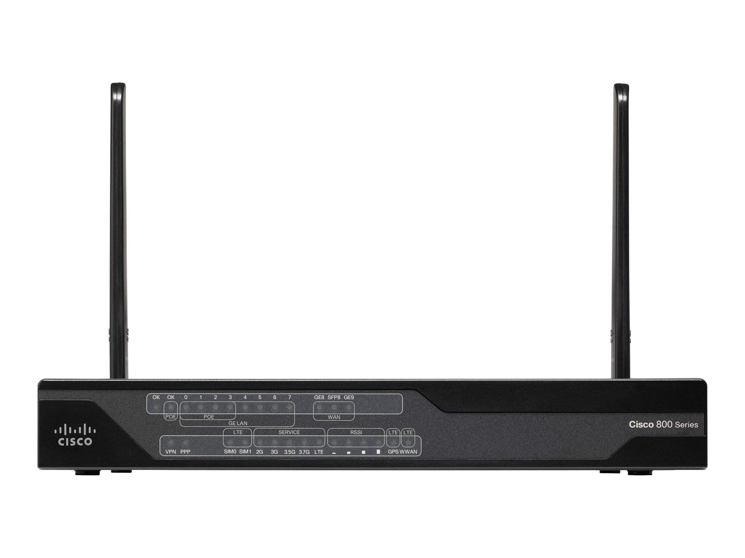 Cisco 899G 4G LTE 2.0 ISR - Router - WWAN - 8-Port-Switch