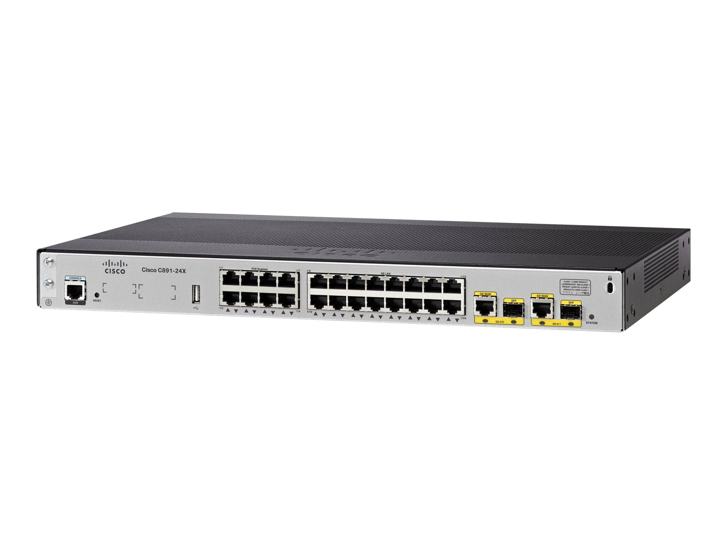 Cisco 891-24X - Router - 24-Port-Switch - GigE