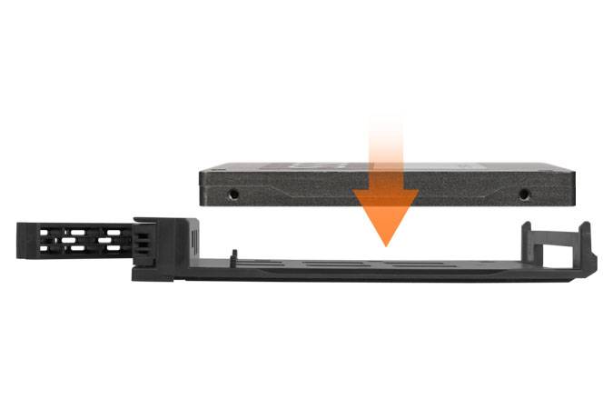 ICY Dock ExpressTray MB324TP-B - Träger für Speicherlaufwerk (Caddy)