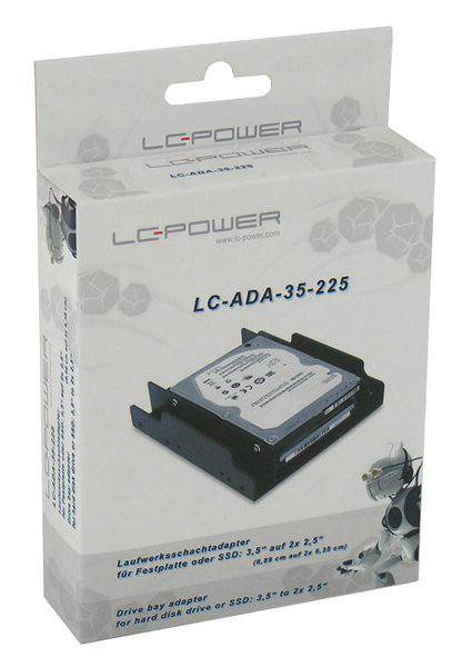 LC-POWER - LC Power LC-ADA-35-225 - Laufwerksschachtadapter - 3,5"" auf 2,5"" (8.9 cm to 6.4 cm)