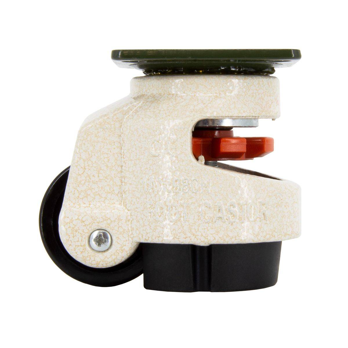 SCHMIDT systemprofile 4x Lenkrolle 40F Heberolle Schwerlast-Rolle höhenverstellbar Transportrolle mit Platte