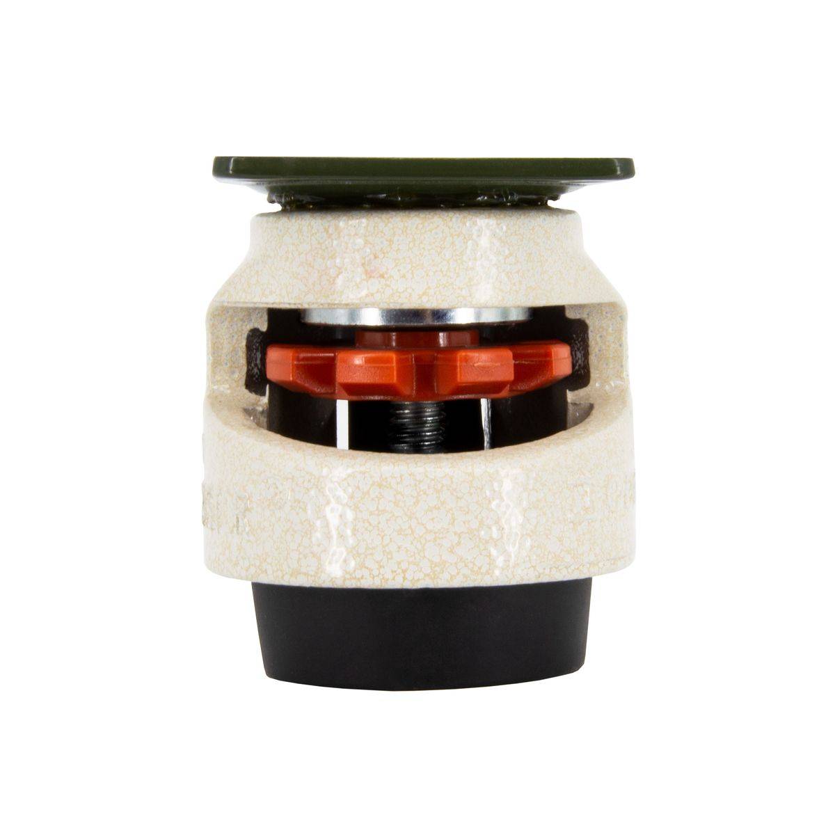 SCHMIDT systemprofile 4x Lenkrolle 40F Heberolle Schwerlast-Rolle höhenverstellbar Transportrolle mit Platte