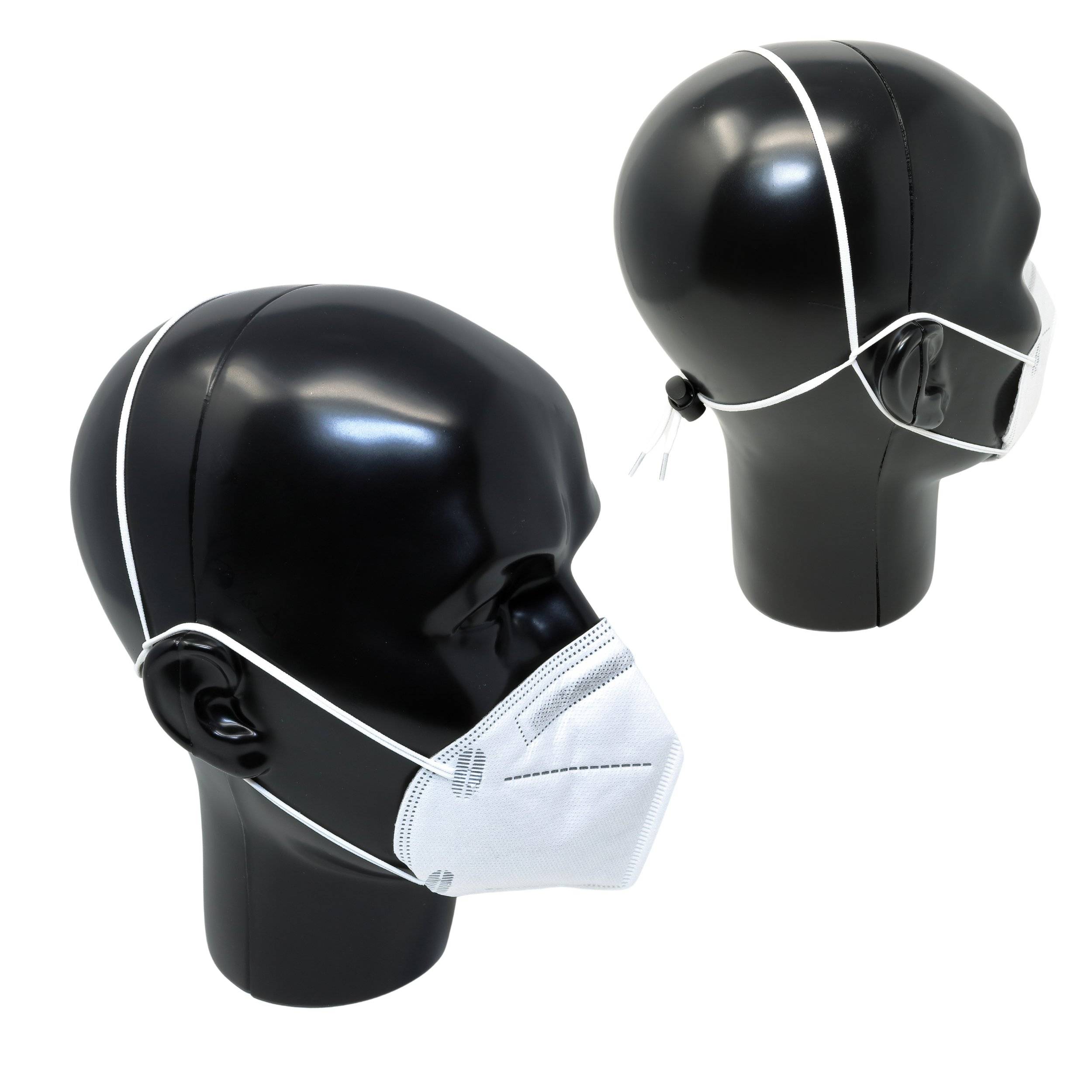 emissimo FFP2 Atemschutzmaske, Klasse FFP2 NR ohne Ventil, EN149 Faltmaske - Germany, DEKRA 20St.