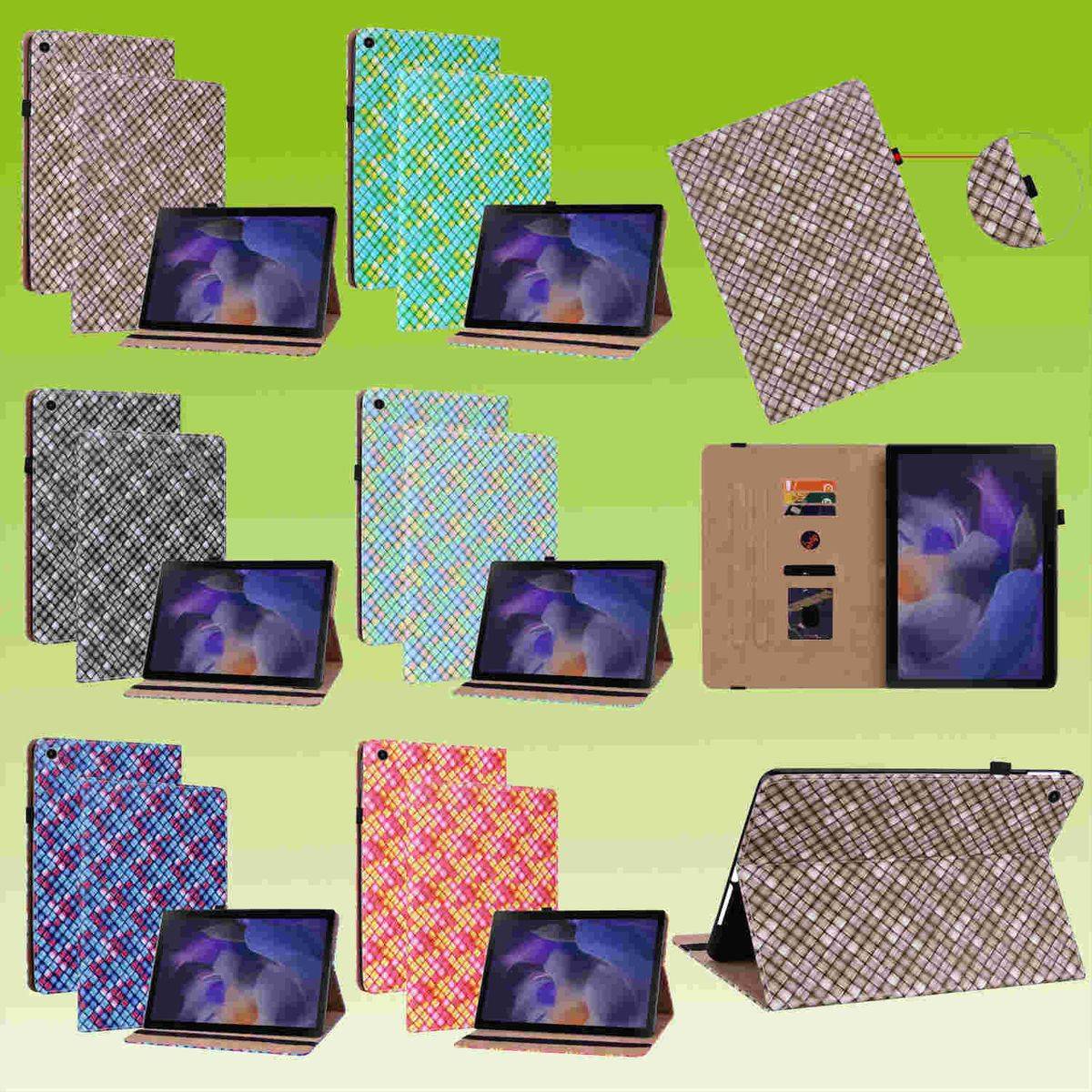 Für Tablet Design Muster Tasche Kunst-Leder Hülle Etuis Cover Schutz Case Zubehör