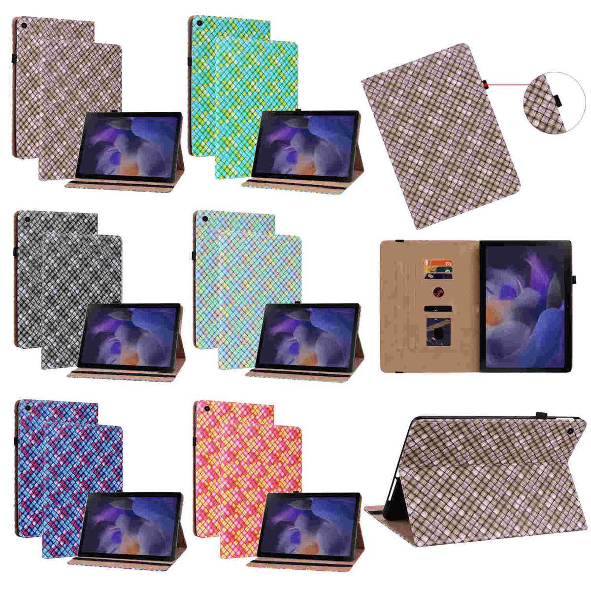 Für Tablet Design Muster Tasche Kunst-Leder Hülle Etuis Cover Schutz Case Zubehör