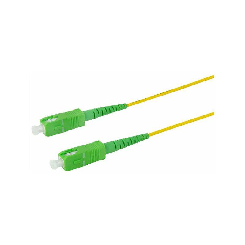 LogiLink LWL Patchkabel, 2x SC-Simplex, OS2, 1,0 m, gelb
