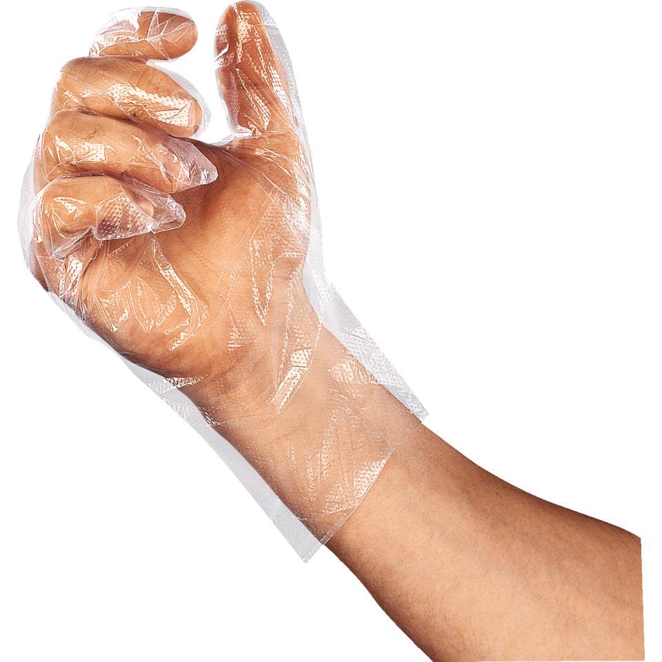 Einmalhandschuh SensaFoil®, transparent, Polyethylen, Universalgröße 10, 300/VE