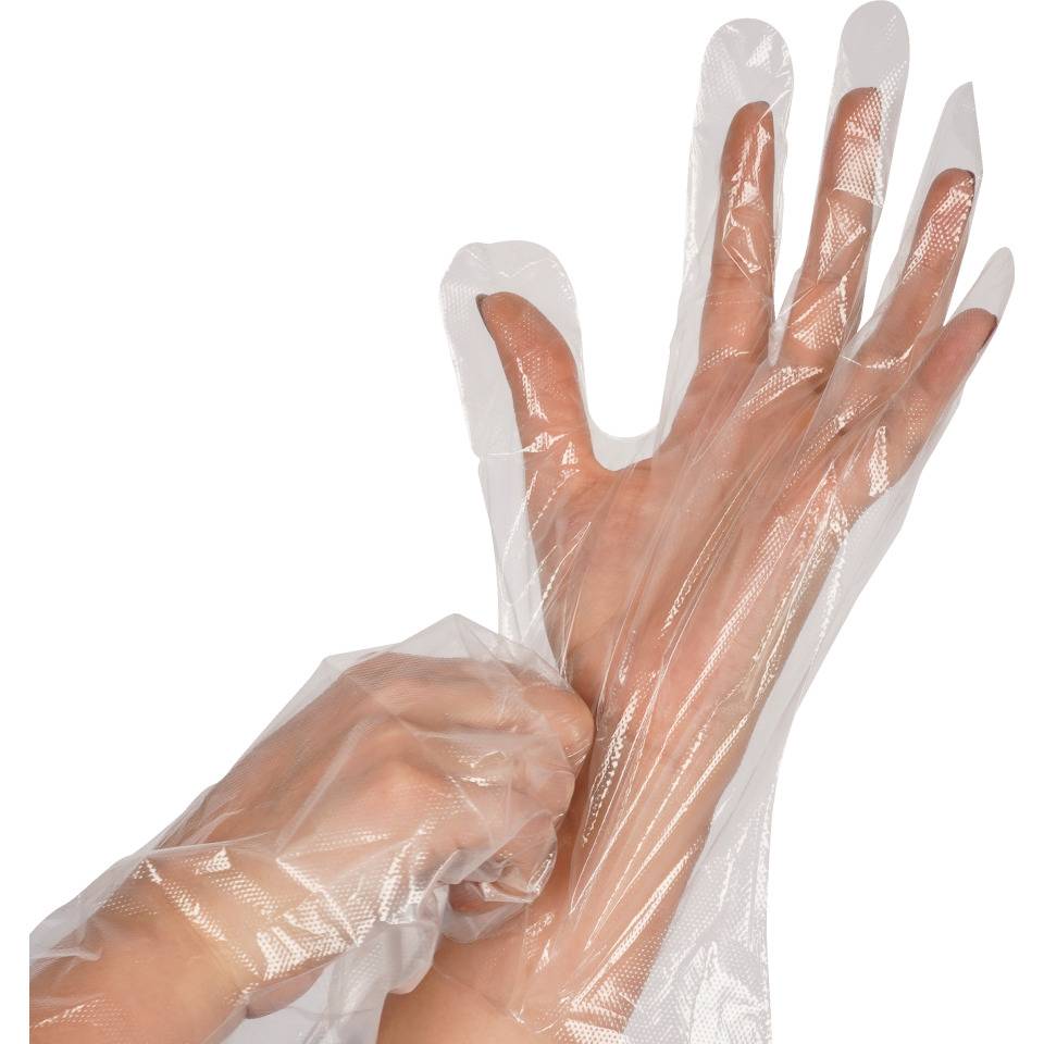 Einmalhandschuh SensaFoil®, transparent, Polyethylen, Universalgröße 10, 300/VE