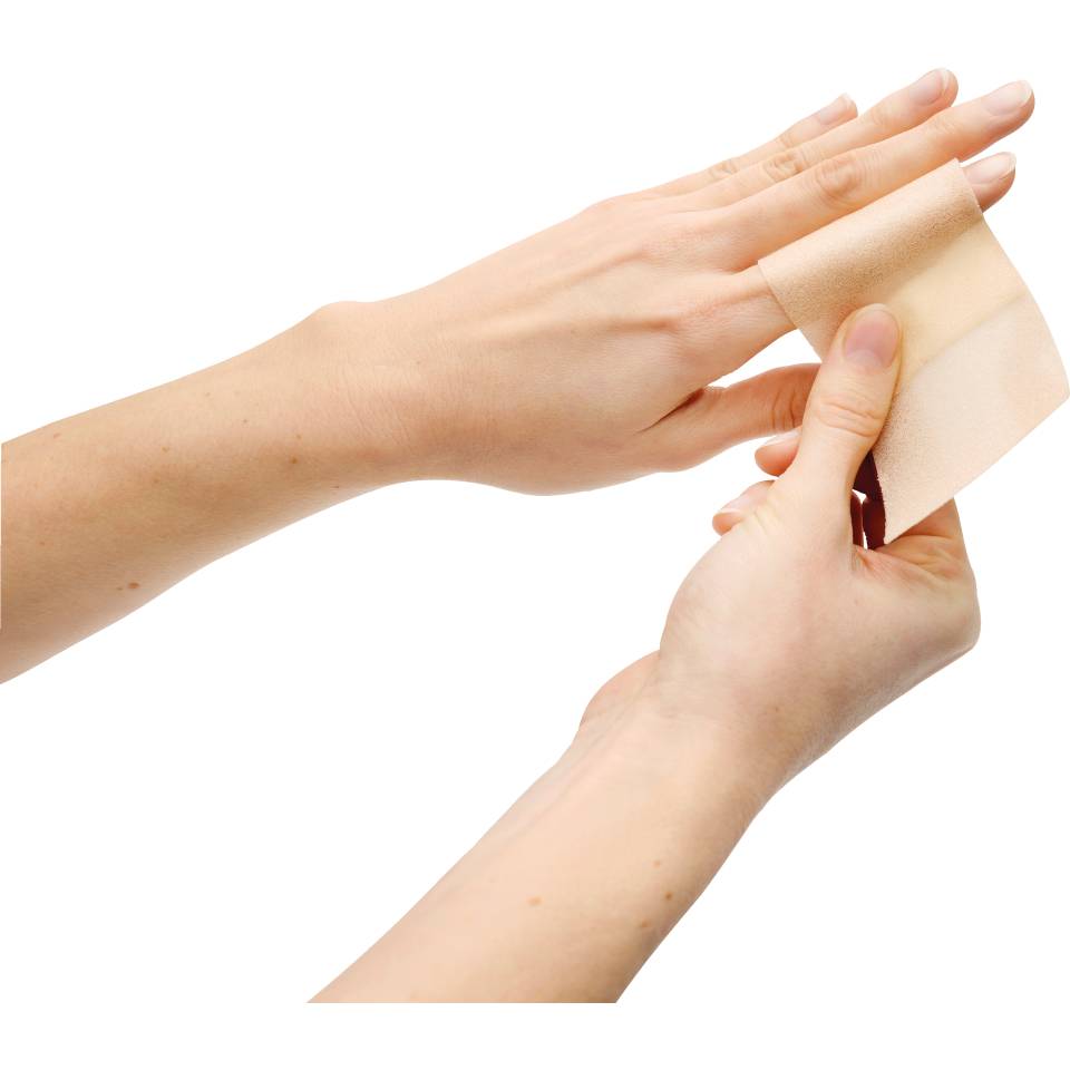 CEDERROTH Soft Foam Bandage, elastisch, beige, Polyurethanschaum, 6cm, 2m