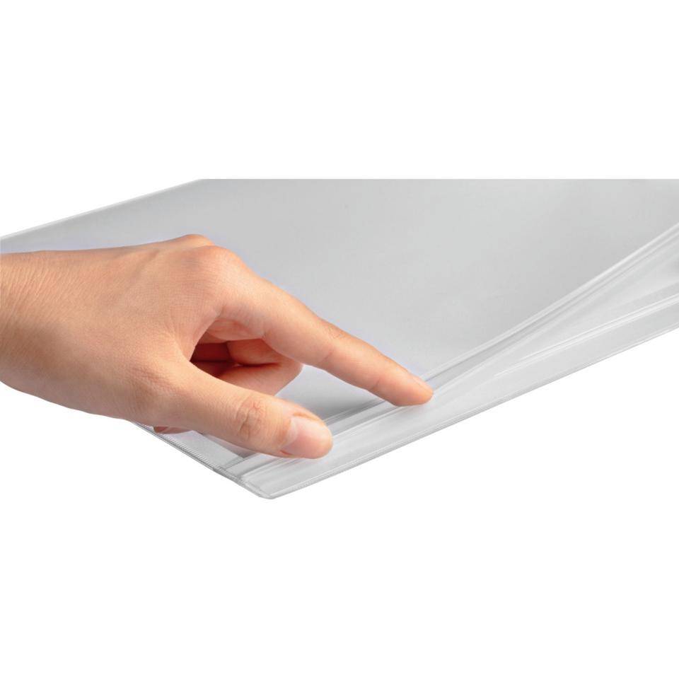 DURABLE Plakattasche, selbstklebend, transparent, Kunststoffolie, DIN A4, 5/VE