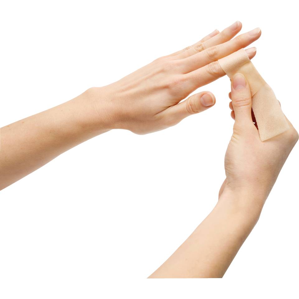 CEDERROTH Soft Foam Bandage Finger/Zeh,beige,Polyurethanschaum,selbstkl,3cm,4,5m