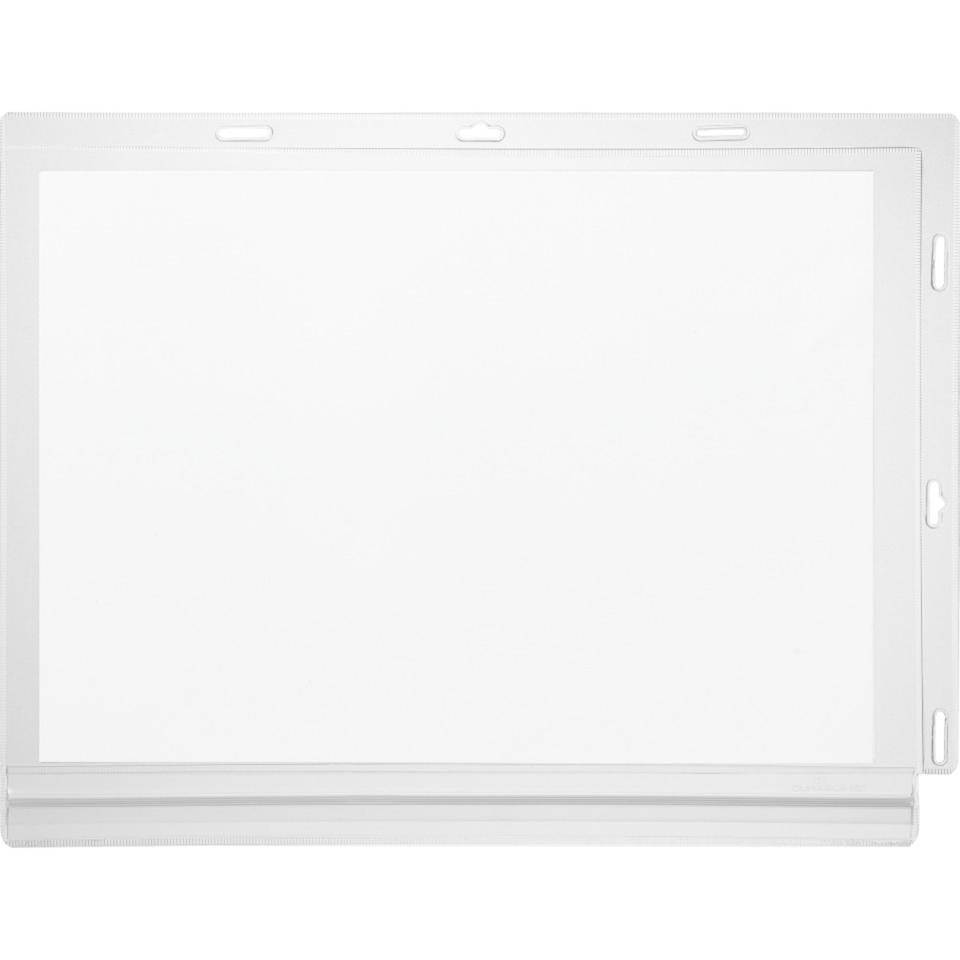 DURABLE Plakattasche, mit Kabelbinder, transparent, Kunststoffolie, DIN A4, 5/VE