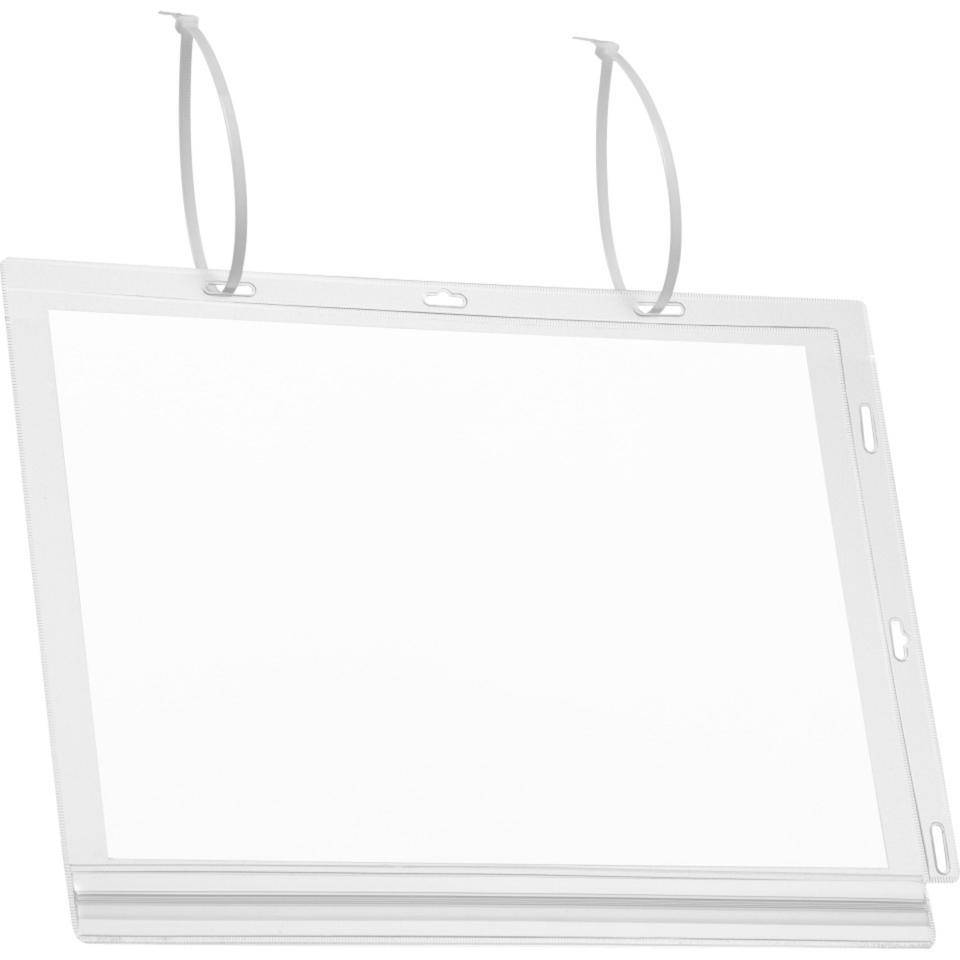 DURABLE Plakattasche, mit Kabelbinder, transparent, Kunststoffolie, DIN A4, 5/VE