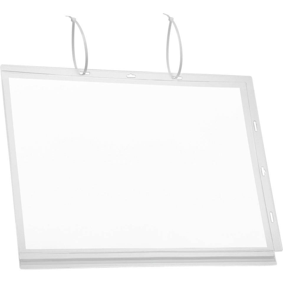 DURABLE Plakattasche, mit Kabelbinder, transparent, Kunststoffolie, DIN A3, 5/VE