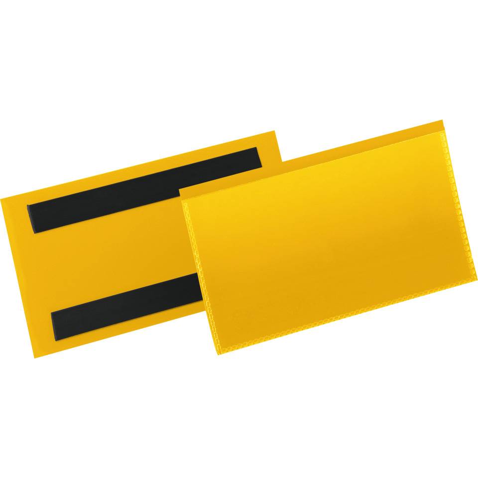 DURABLE Etikettentasche, magnetisch, gelb/transparent, 150x67mm, 50/VE