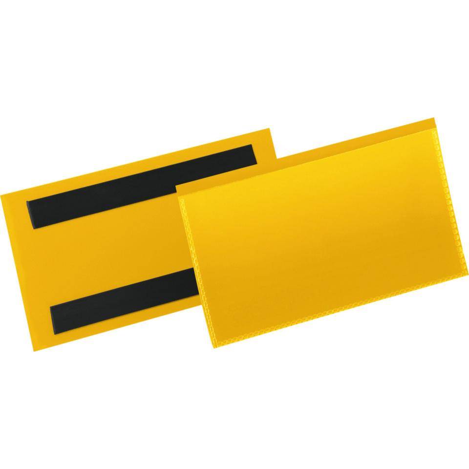 DURABLE Etikettentasche, magnetisch, gelb/transparent, 150x67mm,50/VE