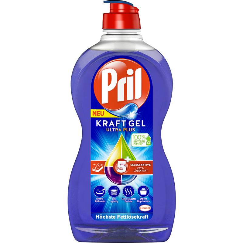 Pril Handspülmittel KRAFT GEL ULTRA PLUS, 450 ml Flasche