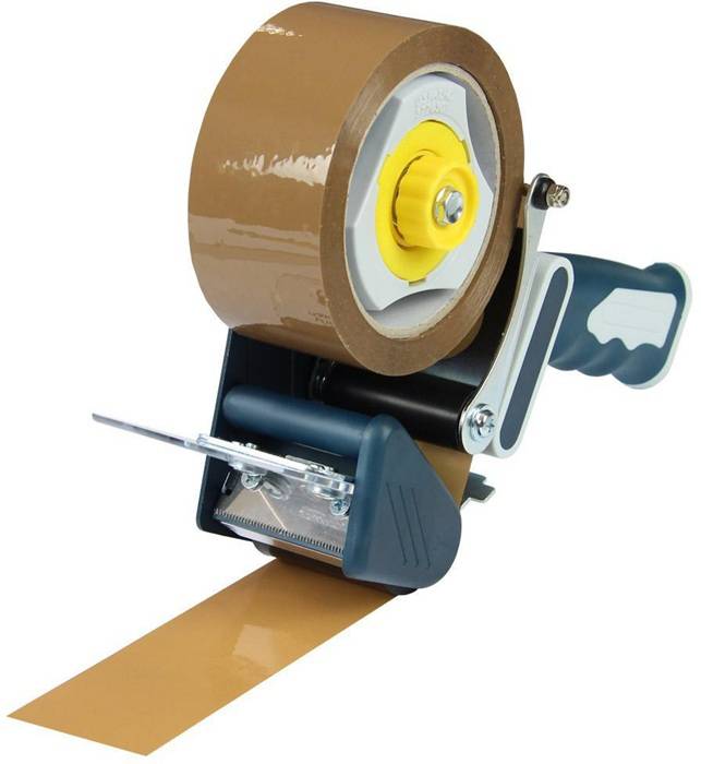 Handabroller PremiumTwin Core f.Rollenbreite 50mm 2+3 Zoll Kern TRANSPAK