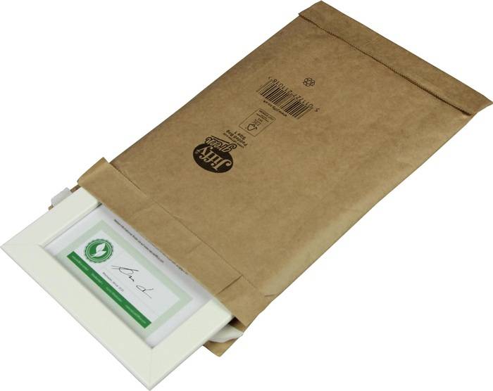Polsterversandtasche Innenmaß 105x229mm Außenmaß 120x229mm Papier TRANSPAK