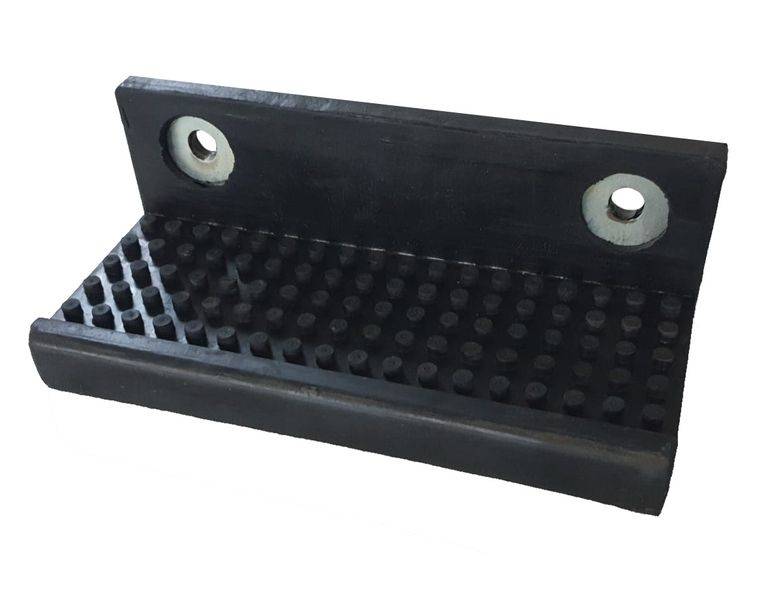 1 Stück - Trittstufe gummiert, Stufe, Stufe für Bordwand, Einstiegshilfe