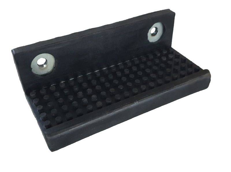 1 Stück - Trittstufe gummiert, Stufe, Stufe für Bordwand, Einstiegshilfe