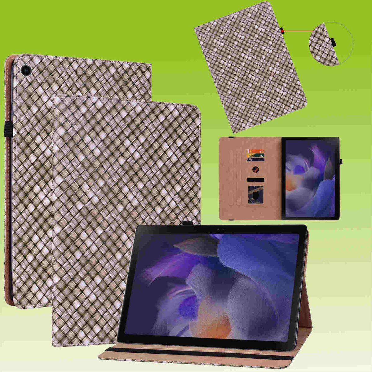 Für Tablet Design Muster Tasche Kunst-Leder Hülle Etuis Cover Schutz Case Zubehör