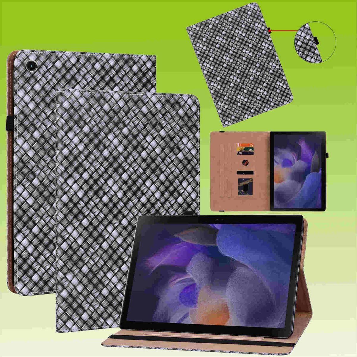 Für Tablet Design Muster Tasche Kunst-Leder Hülle Etuis Cover Schutz Case Zubehör