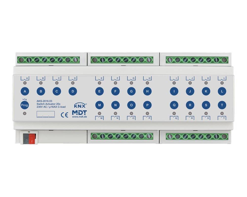 MDT technologies Schaltaktor 20-fach 12TE AKS-2016.03