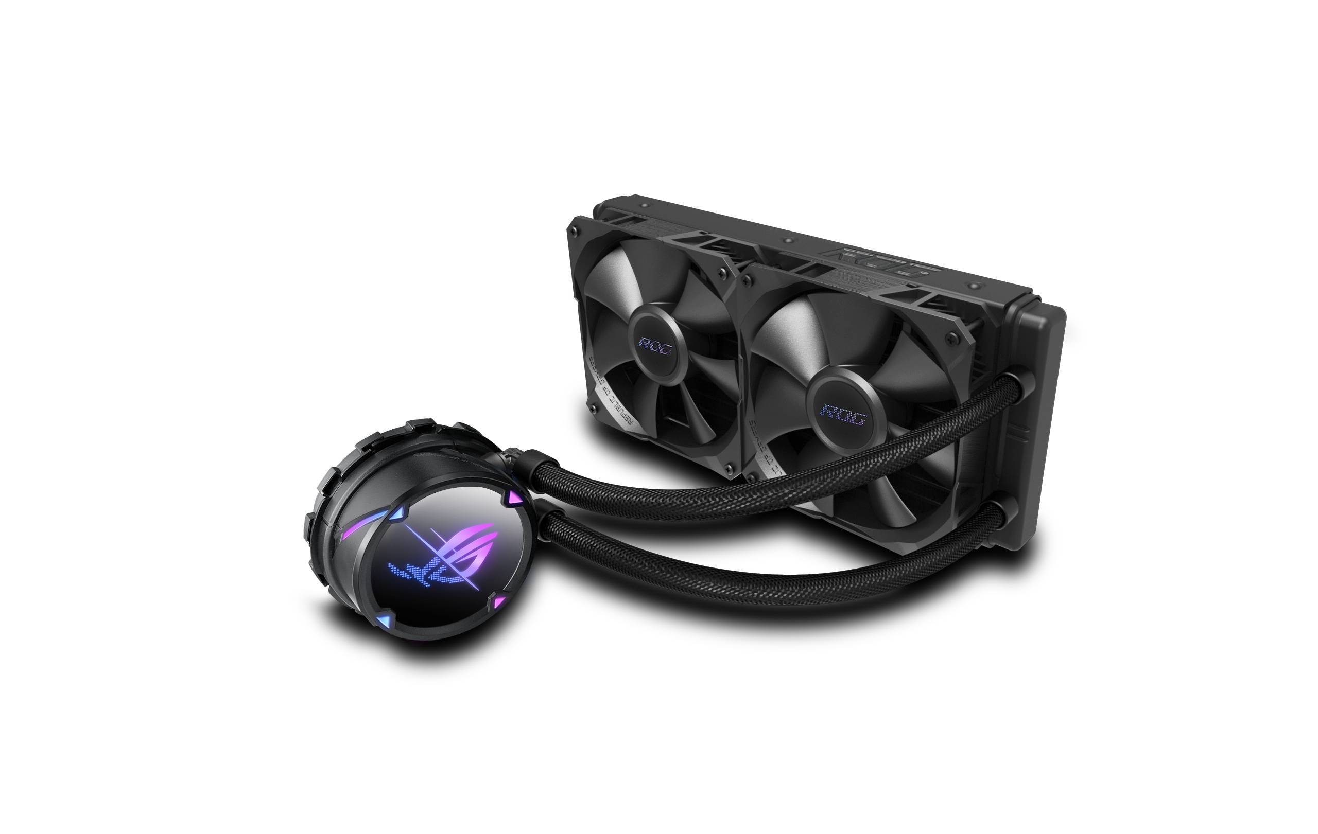ASUS ROG STRIX LC II 240 - Prozessor-Flüssigkeitskühlsystem - Kühlergröße: 240 mm - (für: LGA1156, LGA1155, LGA2011, LGA