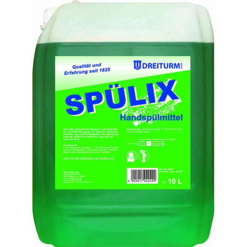 DREITURM Handspülmittel SPÜLIX, 10 Liter