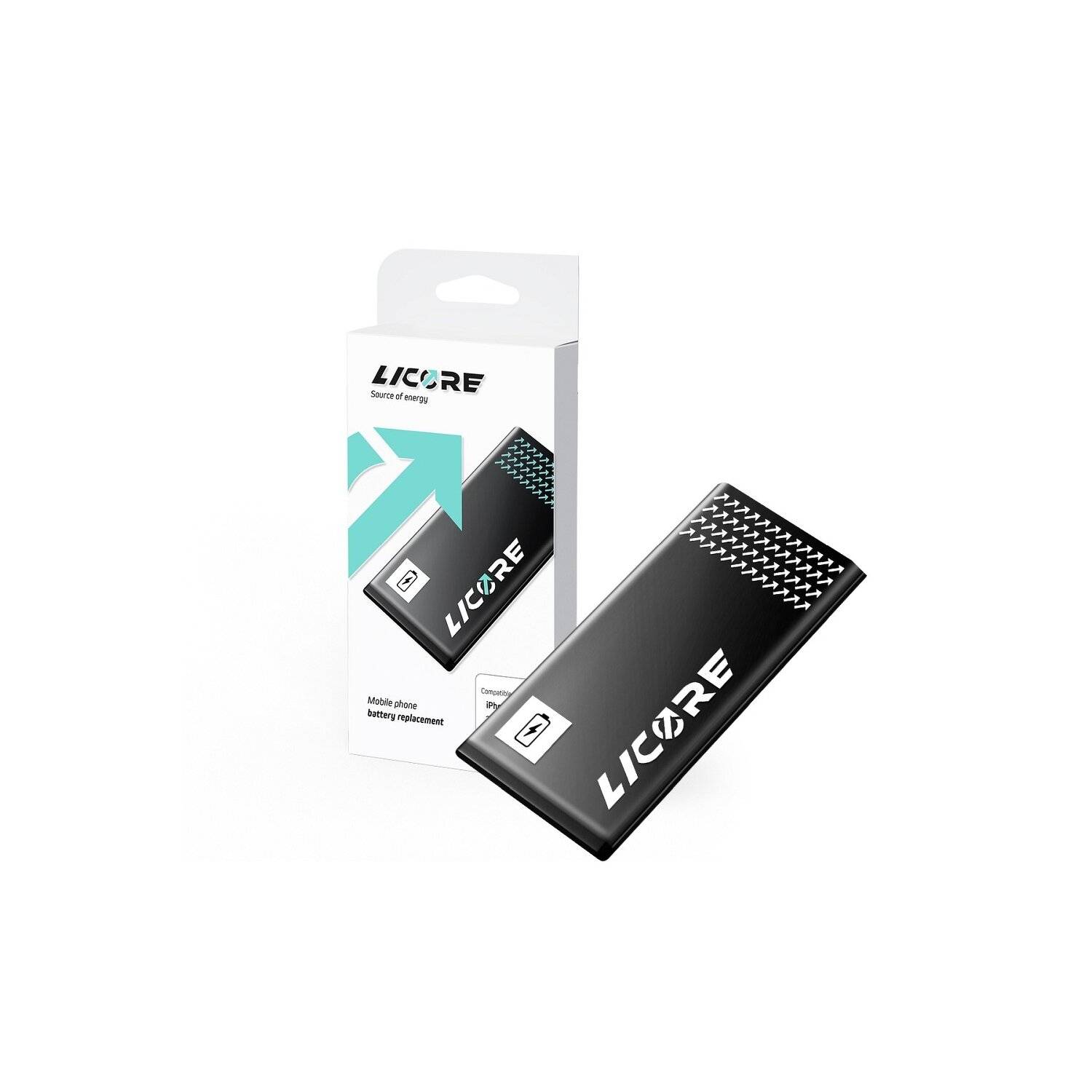 Licore Akku Ersatz kompatibel mit iPhone XS Max 3174 mAh Li-lon Austausch Batterie Accu