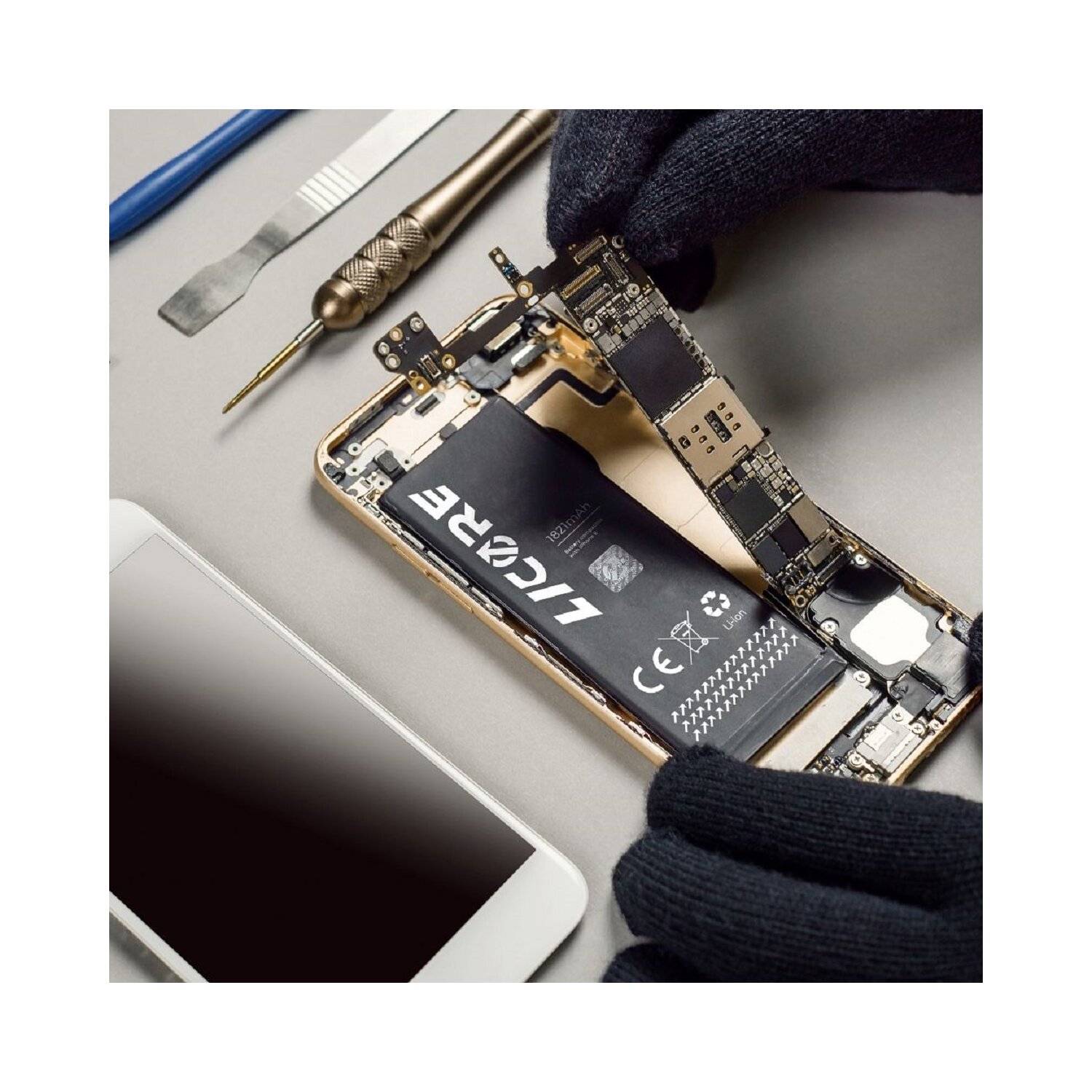 Licore Akku Ersatz kompatibel mit iPhone XS Max 3174 mAh Li-lon Austausch Batterie Accu