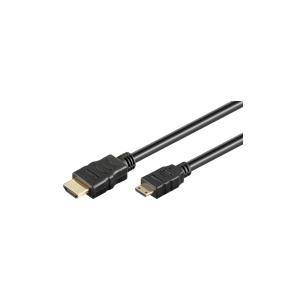 HDMI-Kabel Eth. A-St/Mini-C-St, 2,0 m, schwarz, Bulk