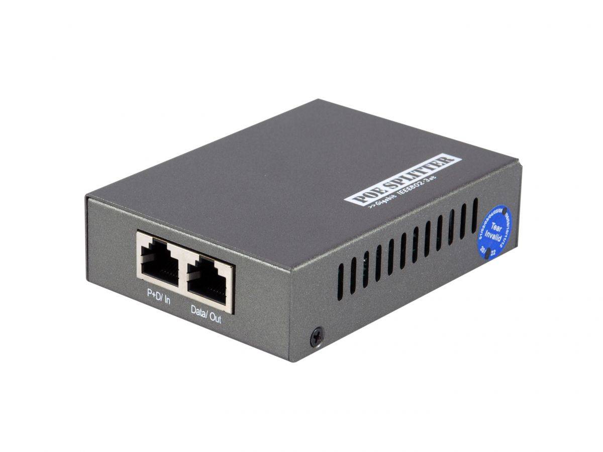 LevelOne Splitter POS-3000 1x GE PoE - 1 Gbps - Power over Ethernet