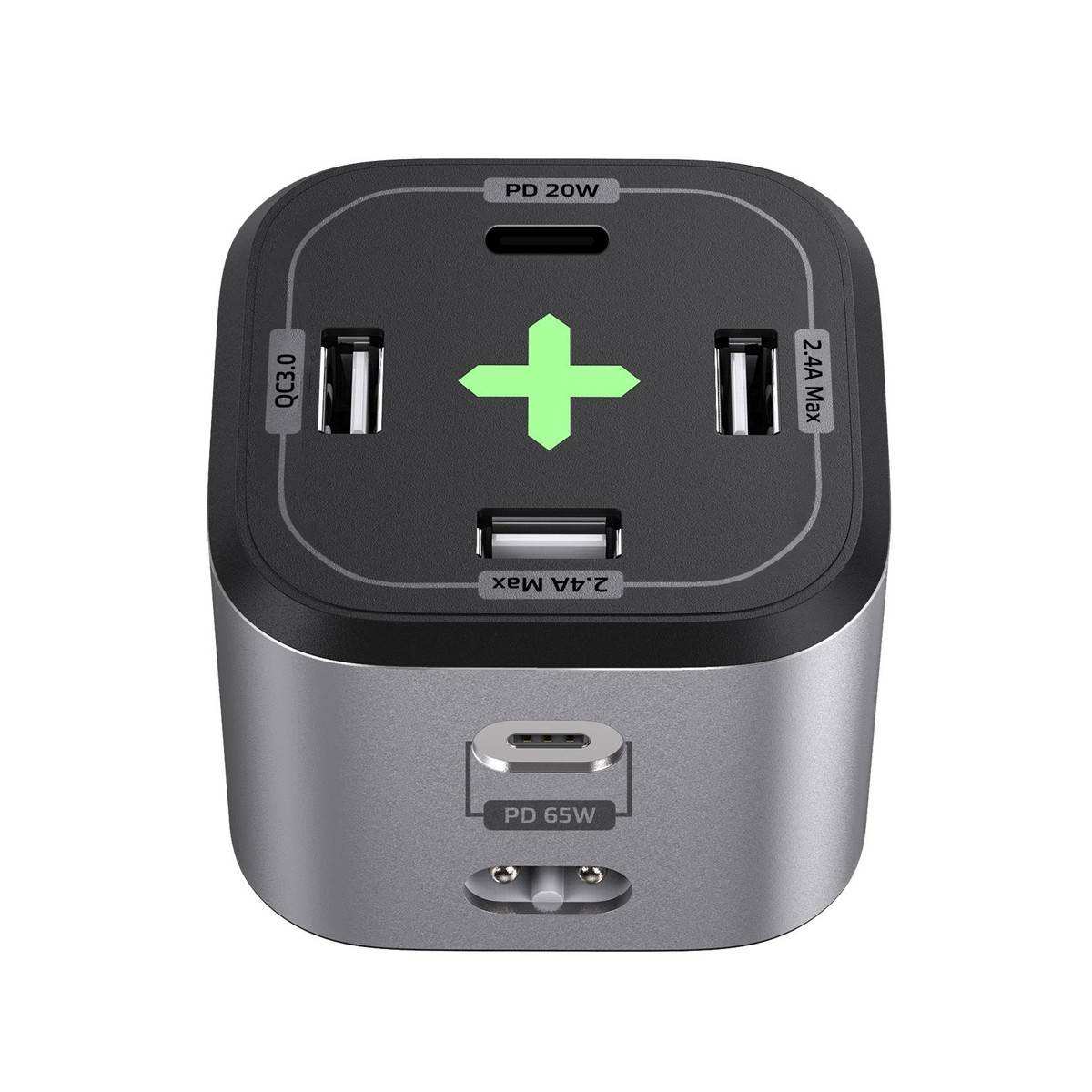CELLY GAN Wandladegerät 65 W 2xUSB-C 1 USB-A