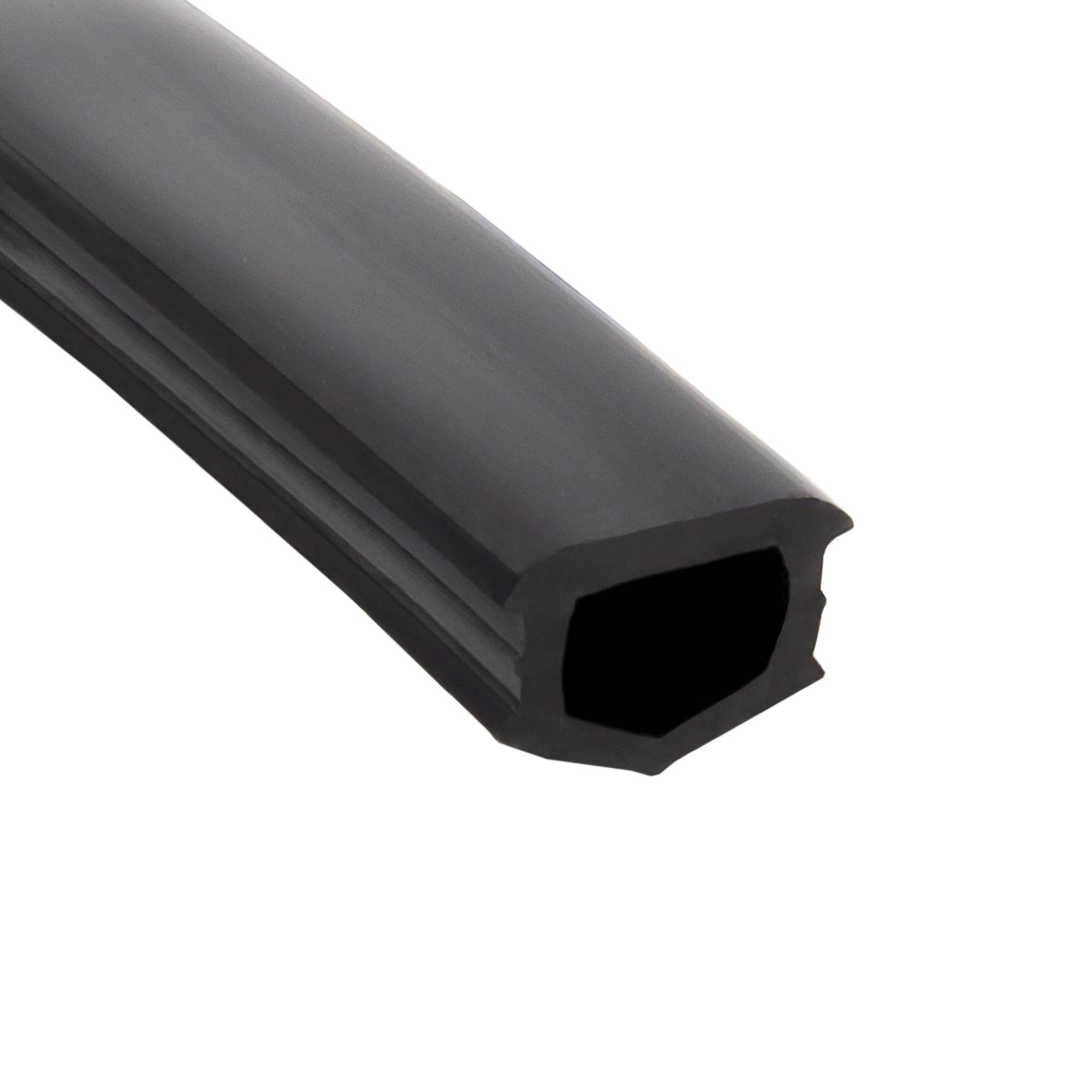 SCHMIDT systemprofile 10m Gummiband Schwarz Nut 8 T-Nut Gummi-Leiste Abdeckprofil Schutzprofil Aluprofil-Zubehör