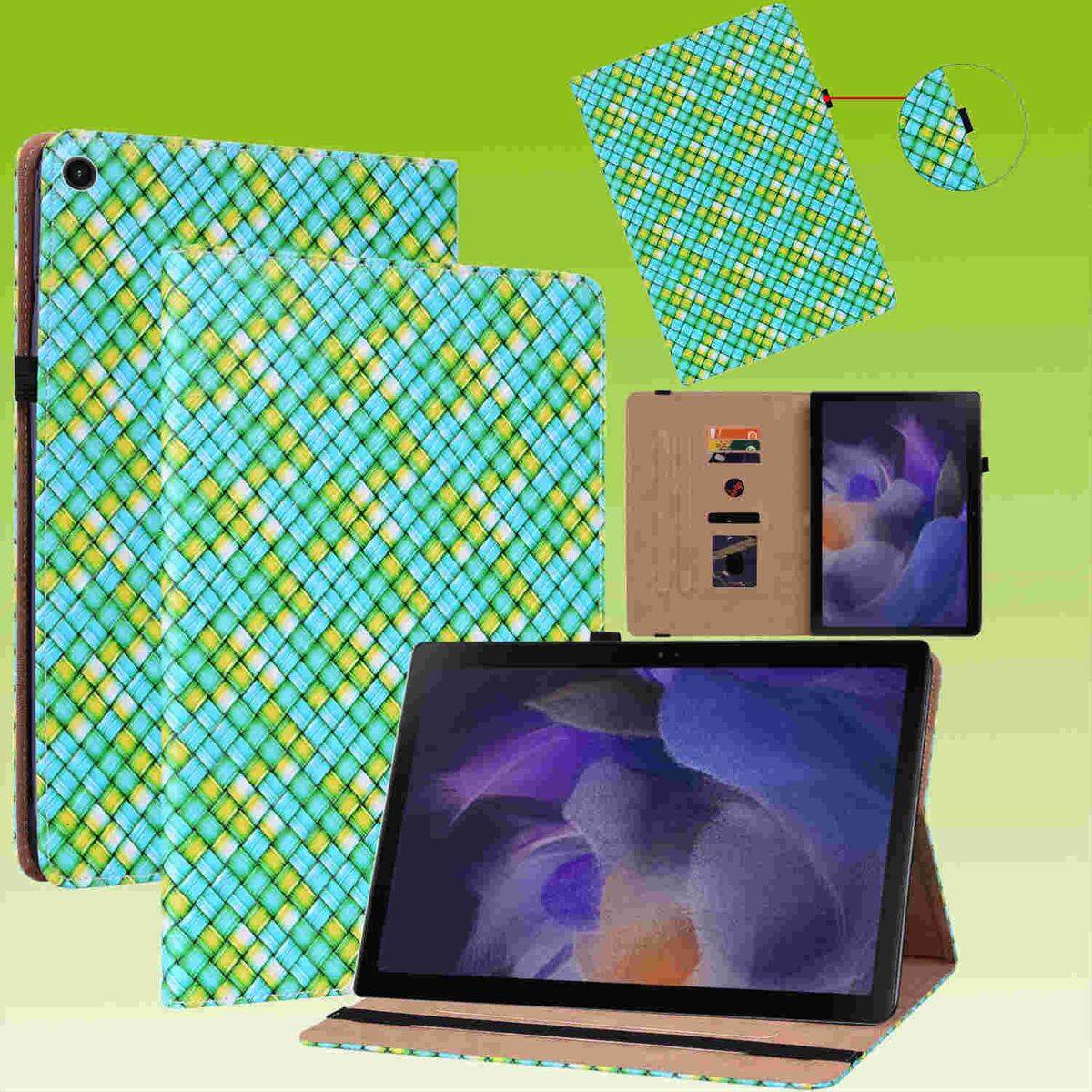 Für Tablet Design Muster Tasche Kunst-Leder Hülle Etuis Cover Schutz Case Zubehör