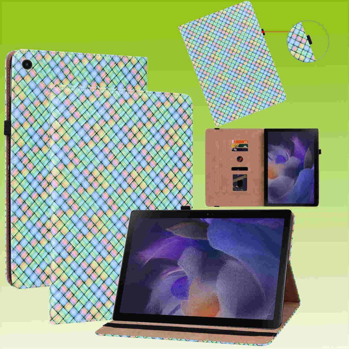 Für Tablet Design Muster Tasche Kunst-Leder Hülle Etuis Cover Schutz Case Zubehör