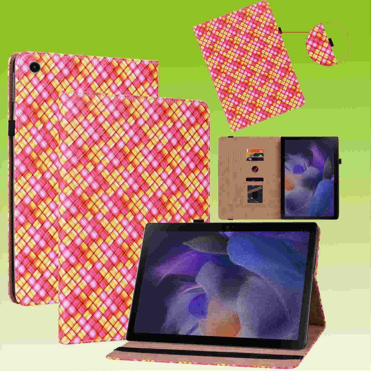 Für Tablet Design Muster Tasche Kunst-Leder Hülle Etuis Cover Schutz Case Zubehör