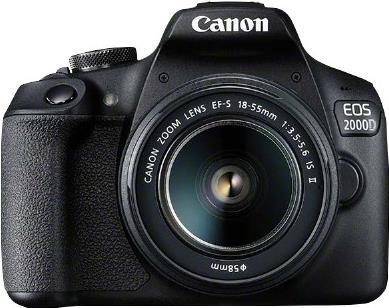Canon EOS 2000D - Digitalkamera - SLR - 24.1 MPix - APS-C - 1080p / 30 BpS - 3x