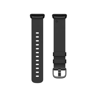 Fitbit Charge 5 Leather Band L Schwarz Ersatzarmband Fitbit Charge 5 Leather Band L Schwarz Ersatzarmband