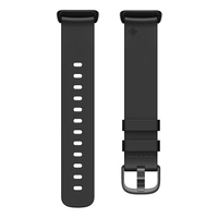 Fitbit Charge 5 Leather Band L Schwarz Ersatzarmband Fitbit Charge 5 Leather Band L Schwarz Ersatzarmband