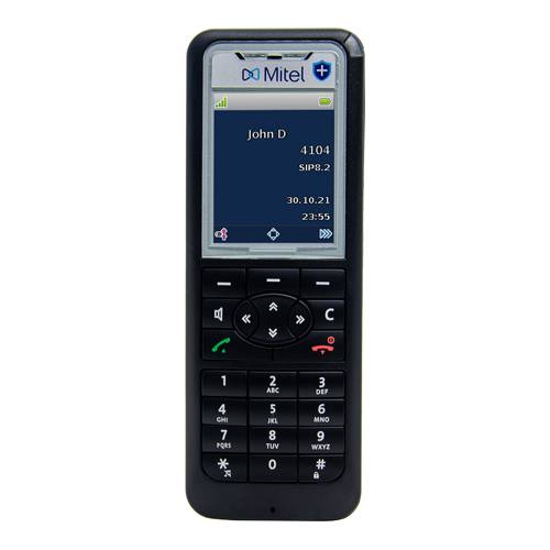 Mitel schnurloses Schreibtischtelefon zeigt Kontakt „John D